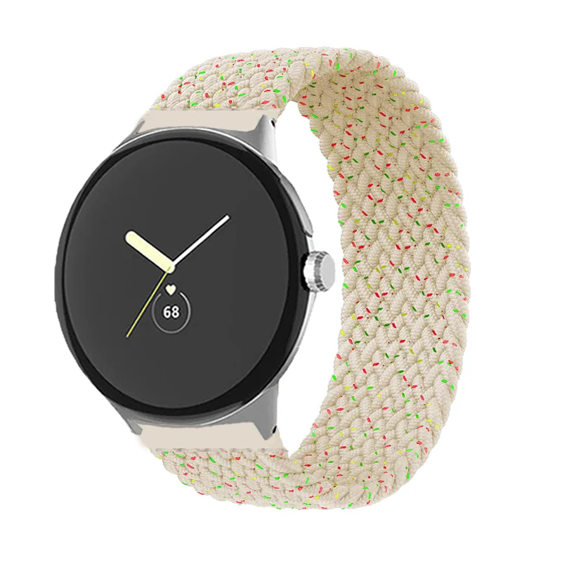 

Braided Solo Loop for Google Pixel Watch Strap Smartwatch Accessories Elastic Nylon belt Bracelet correa Pixel Watch Active band