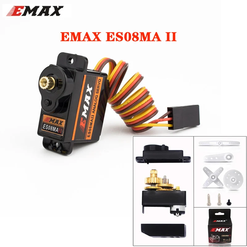

4PCS/8PCS EMAX ES08MA II 12g Mini Metal Gear Analog Servo for RC Model&Robot PWM servo