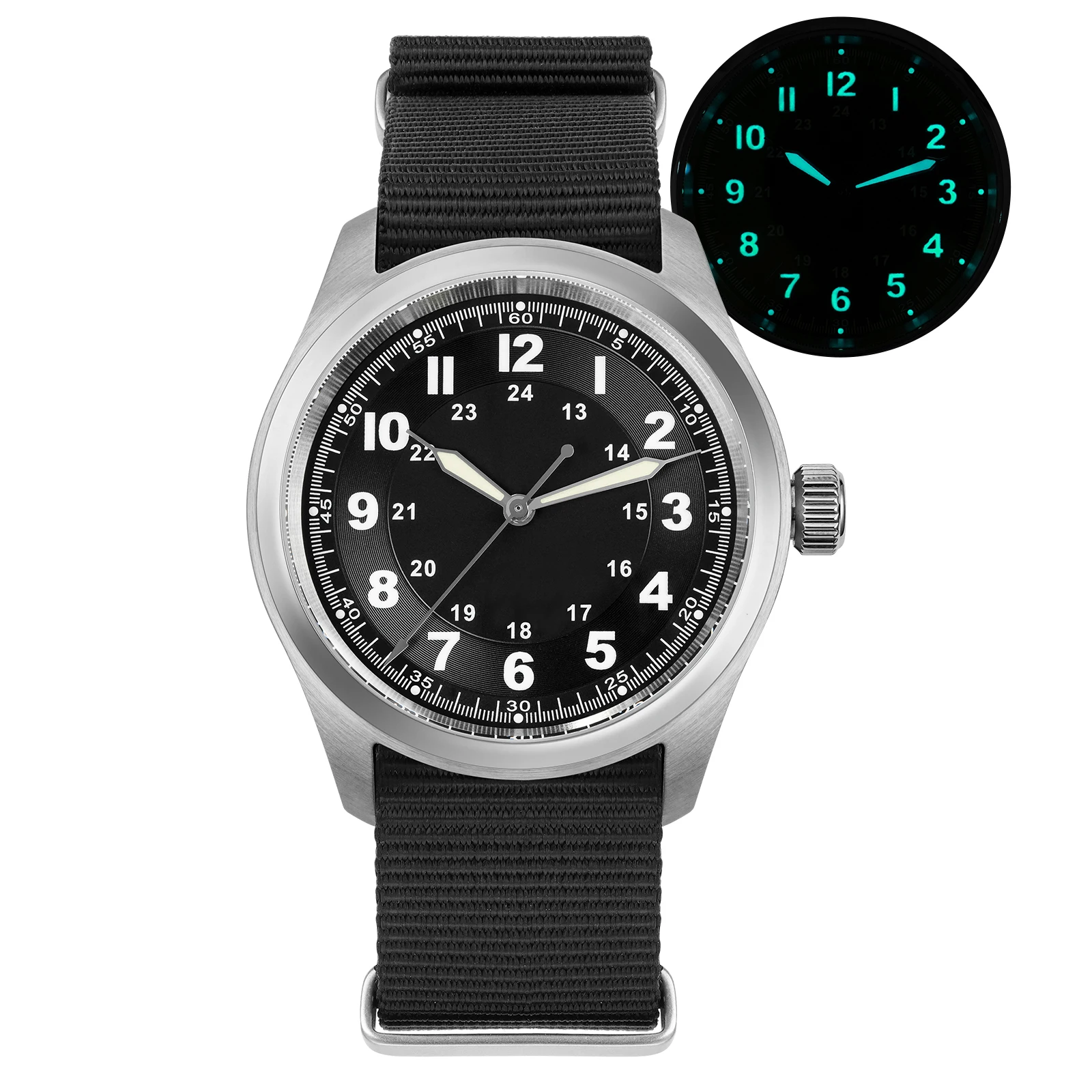 Militado ML-08 ミリタリーウォッチ Amazon.com: Militado ML08 Japanese Sweep VH31 Field Watch