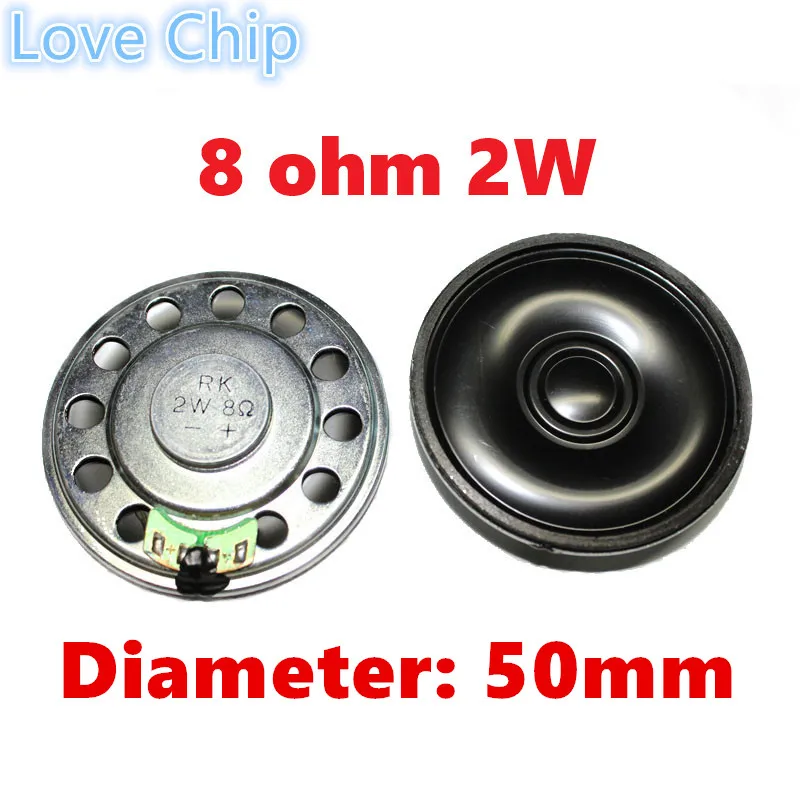 2pcs New Original Ultra-thin Mini speaker 16 ohms 8 ohms 0.5/1/2 watt 0.5W 1W 2W 3W 8R Diameter 50MM 57MM 66MM 77MM LoudSpeaker