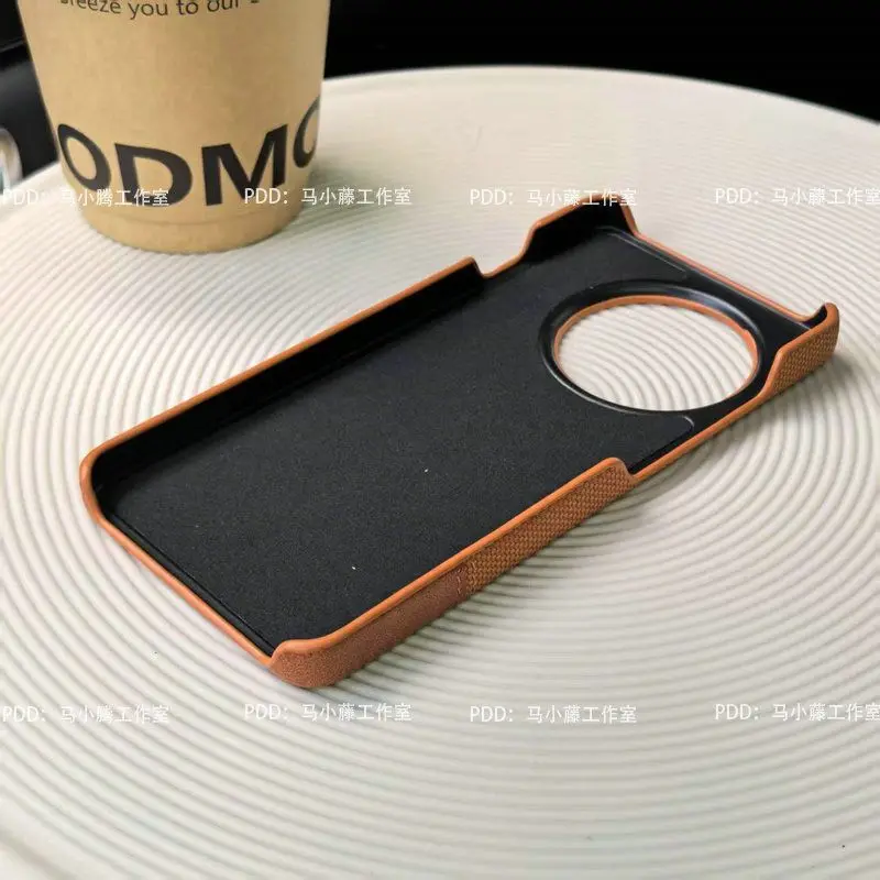 Luxury PU Leather Hard Back Cover - Shockproof Bumper Case