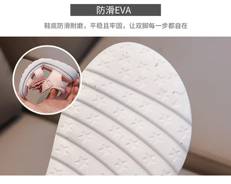 Kinder schuh Mädchen weiche Sohlen Freizeit schuh modische Prinzessin Schuhe neue Wasser Diamant Strands chuhe Bogen geformte Mädchen Sandalen Sandálias – Detail 5