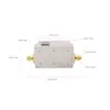 New High Flatness Amplifier 10M‑6GHz Type C 20DB Gain SMA Female Output Interface 80mA LNA Low Noise Amplifier for GPS Receiver 6