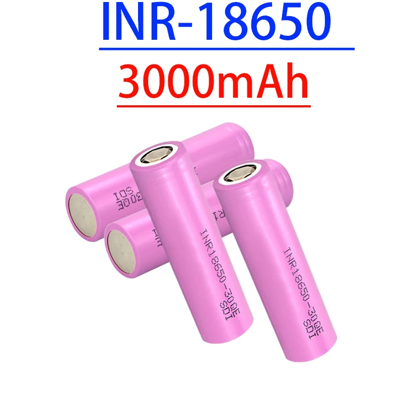 Batería de litio recargable, capacidad Original 18650, 3,7 V, 3000mAh, 18650  pilas recargables - AliExpress