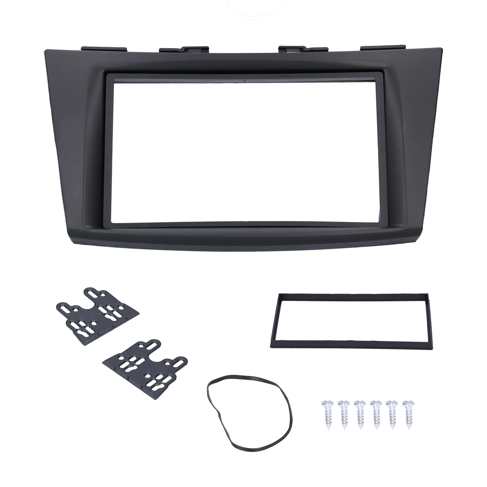 

2Din Center Control DVD Fascia Stereo Radio Navigation Panel Frame Trim Fit for Suzuki Swift 2012 Navigation Fascia Bezel
