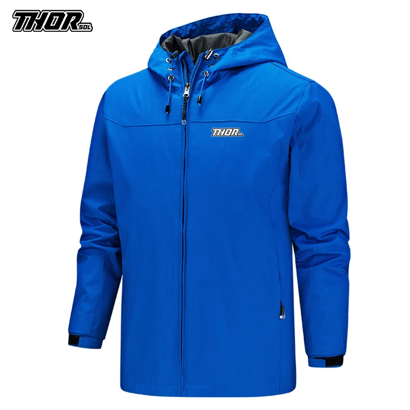 THORSOL Road Bicycle Windproof Coat Mountain bike Sportswear Motocross Windbreaker Cycling MTB Jacket Chaqueta Bicicleta Hombre