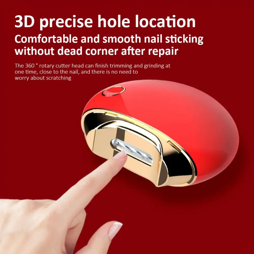Electric Nail Clipper Automatic Nail Clipper Trimmer Cutter Scissors Anti-Splash Machine Manicure Machine Nails Drill