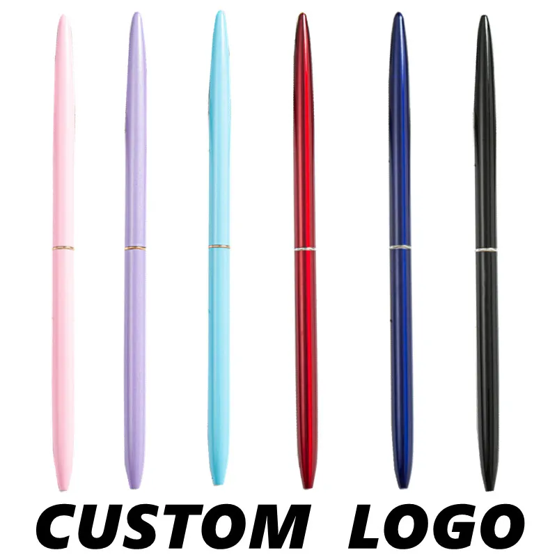 

100Pcs High Quality Model Color Fine Business Office Ballpoint Pen New Financial School Stationery Ball Point Pens For Writing