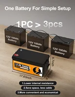 ECO-WORTHY 3584Wh 12V 280Ah LiFePO4 RV Battery w/Bluetooth & Low Temp Cutoff - Built-in 200A BMS - Deep Cycle for Camper, Traile - Image 6