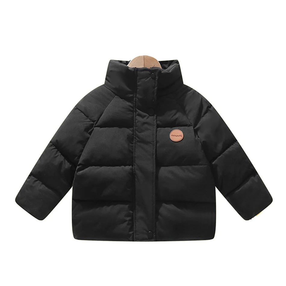 Down Jacket Children Jackets Infant Autumn Winter Jacket for Baby Girls Boys Down Children Outerwear Coats Dot Hooded Cotton Kids Clothing