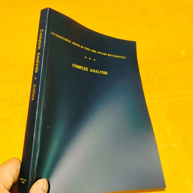 Lars Ahlfors Complex Analysis Third Edition 1979 Years Data 