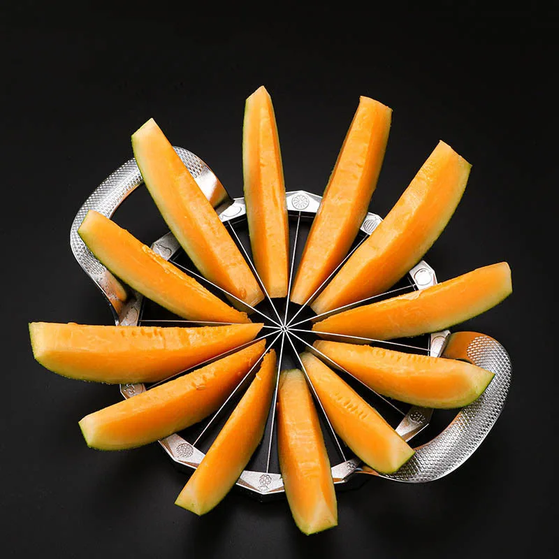 Watermelon Slicer Cutter Large Size Sliced Cantaloupe Slicer Fruit Divider Pineapple Slicers Kitchen Gadgets And Accessories