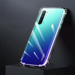 Premium Soft Silicone Clear Case - Slim Airbag Protection for OPPO Reno 3 Youth (Clear)