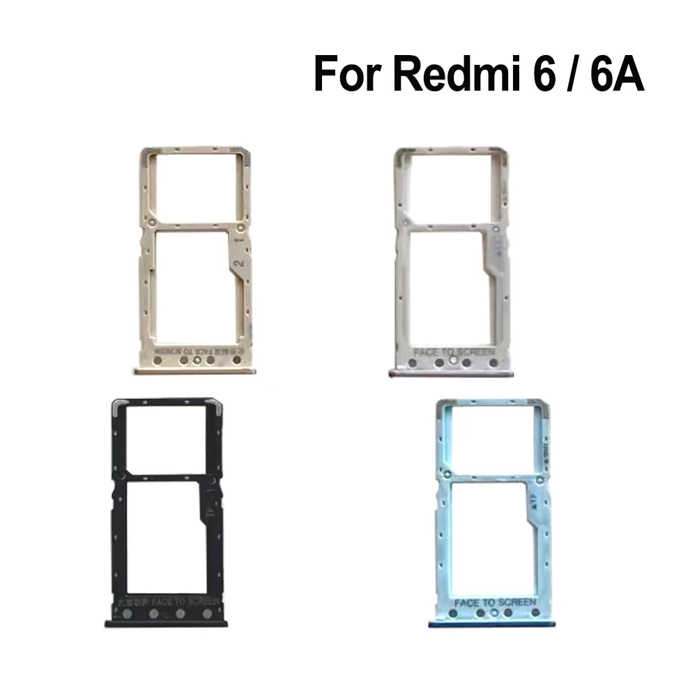 

20 шт. в партии для Xiaomi Redmi 6A держатель для sim-карты лоток для карт Слот-адаптер Redmi 6 SIM лоток для телефона Замена