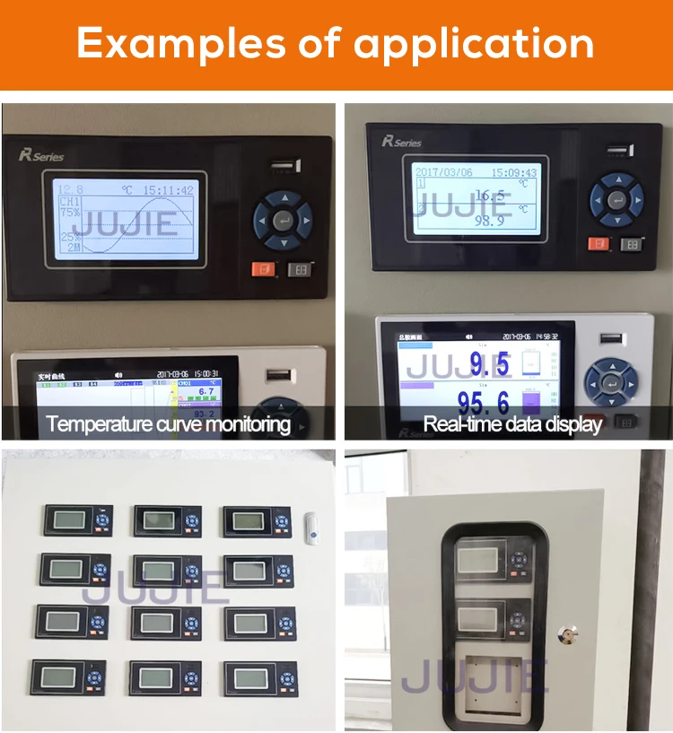 GT21R Datalogger 4 Channels PT100 K J Temperature Pressure Humidity Voltage Curr