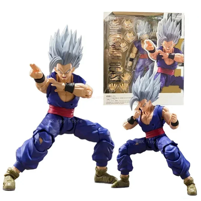 Figura de Dragon Ball Z Sh Figuarts Son Gohan, estatua de Super Saiyan de Pvc, modelo de estatuilla, juguetes para niños, regalos