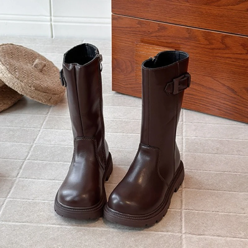 Girls Winter Boots Soft Anti Slip Korean Style