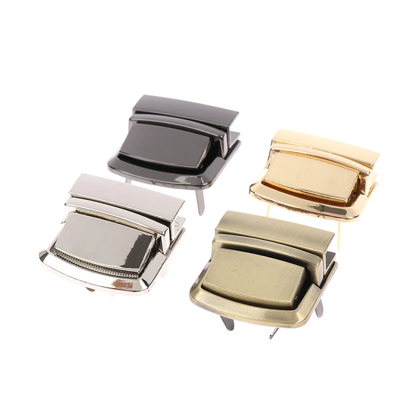 

High Quality 1 pc Metal Lock Rectangle Bag Case Buckle Clasp For Handbags Shoulder Bags Purse Tote Accessories DIY Craft