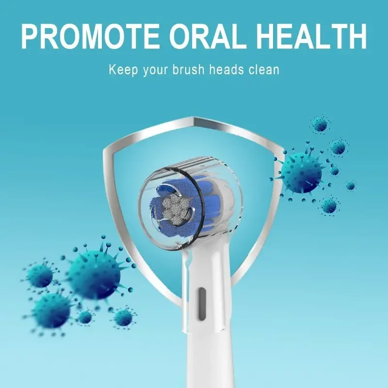 Toothbrush heads 6 pack dustproof cover compatible with Oral B Fits for Oral-B IO Series Pro 1000 1500 5000 7500 toothbrush