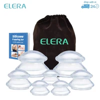 7cups Premium Transparent Silicone Cupping Set Device Cellulite Massager Traditional Chinese Therapy Medical Vacuum 1