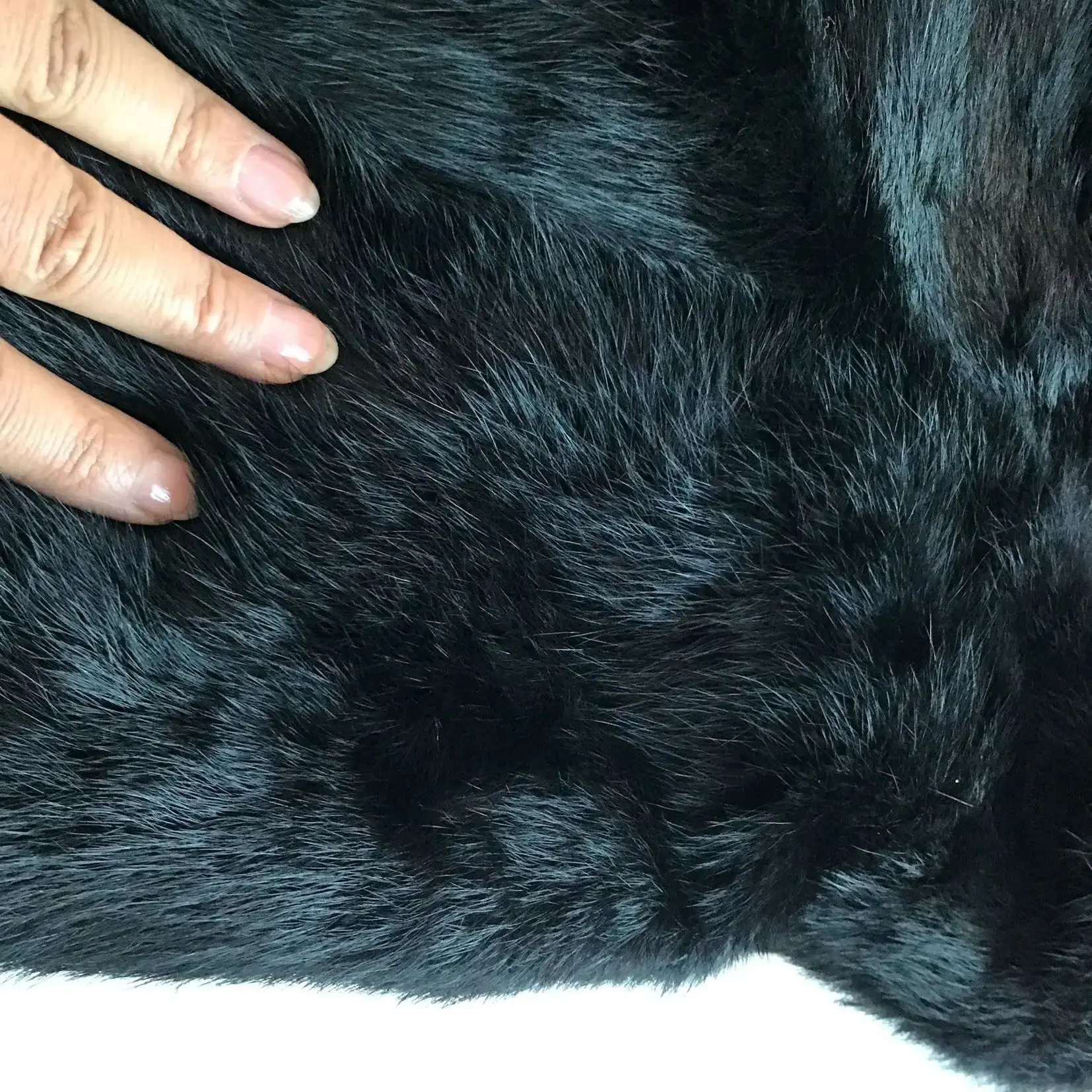 Natural Rabbit Fur Short Coat Jacket Whole Skin Fox  Patchwork Cuffs Woman Fashion Thick Warm 2023 Autumn Winter Clothes B230607