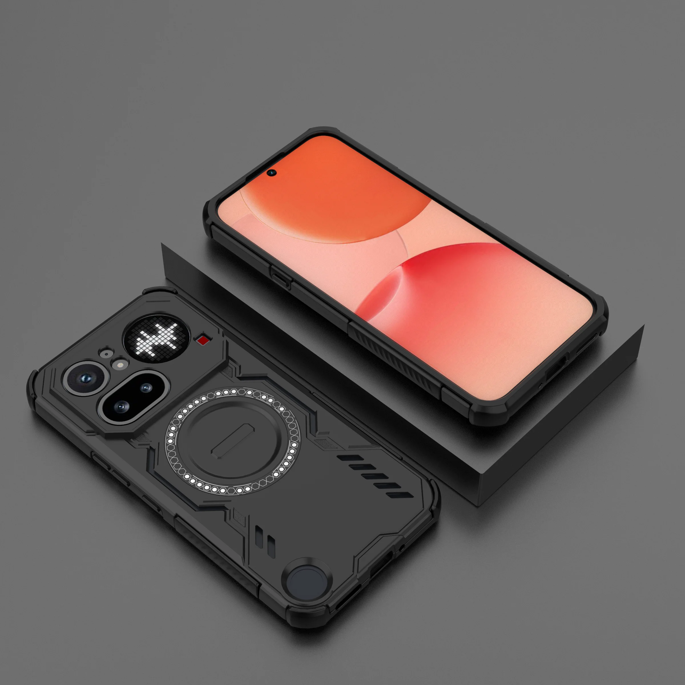 Anti-Dust Strong Case with Fall Protection and Magnetic Features