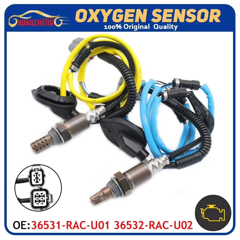 

2pcs Upstream Downstream Car Air Fuel Ratio Lambda O2 Oxygen Sensor 36531-RAC-U01 36532-RAC-U02 For Honda Accord 2.0L 2003-2007