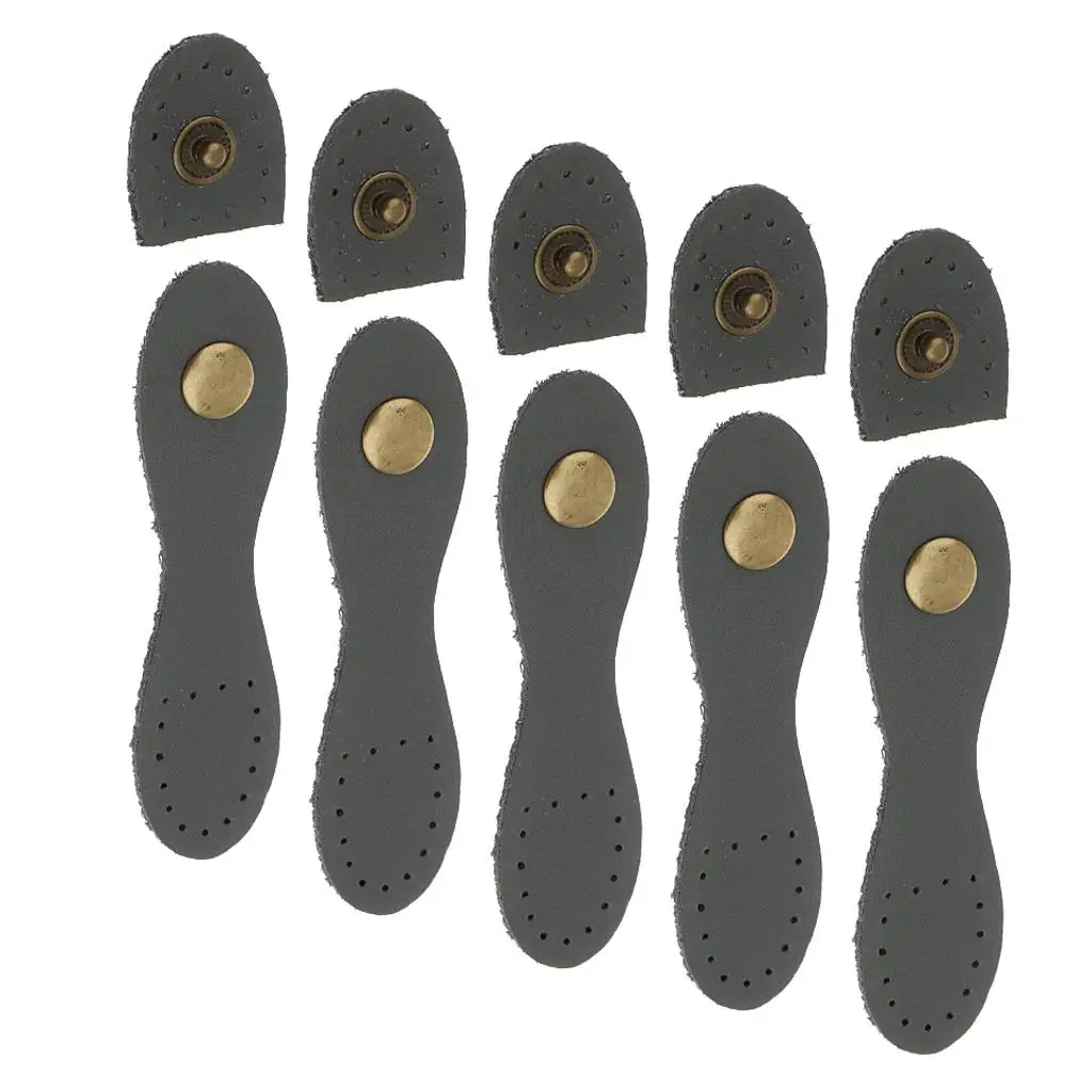 Unisex Fashion Leather Toggle Decor Button Coat Jacket Duffle Metal Snap Fasteners DIY Sewing Accessories snap fastener kit