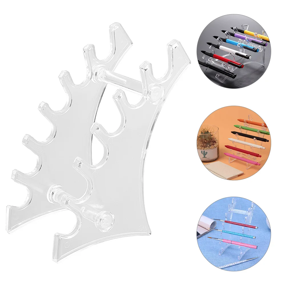 

Plastic Pen Display Stand Pen Holder Pen Rack Eyebrow Pen Nail Pen Stand