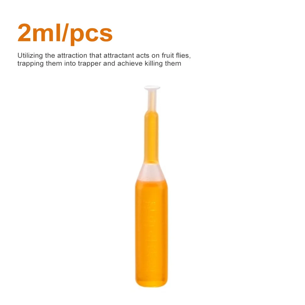 2ML Liquid Fruit Fly Killer Drosophila Attractant For Gardens Backyards Greenhouses Nurseries 10Pcs fruit fly trap fly trap insect traps insect catcher