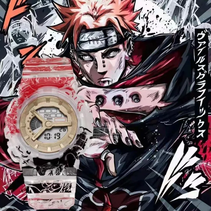 NARUTO-ナルト-男性と女性のための高品質のナルトウォッチ,イタチ