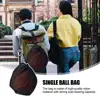 Single Ball Bag Mesh Bag For Transporting Single Volleyball Basketball Football Volleyball Bag Mesh Handbag Ball Bag Clip On 2