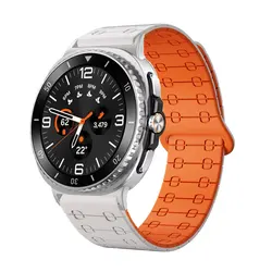 Silicone Magnetic Bracelet Smartwatch Sport Band Accessories - Watch 8 Classic (SL Starlight OR)