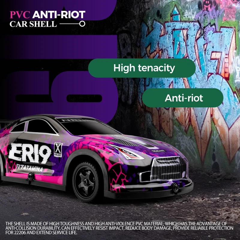 Remote Control 4WD Drift Car with LED Lights