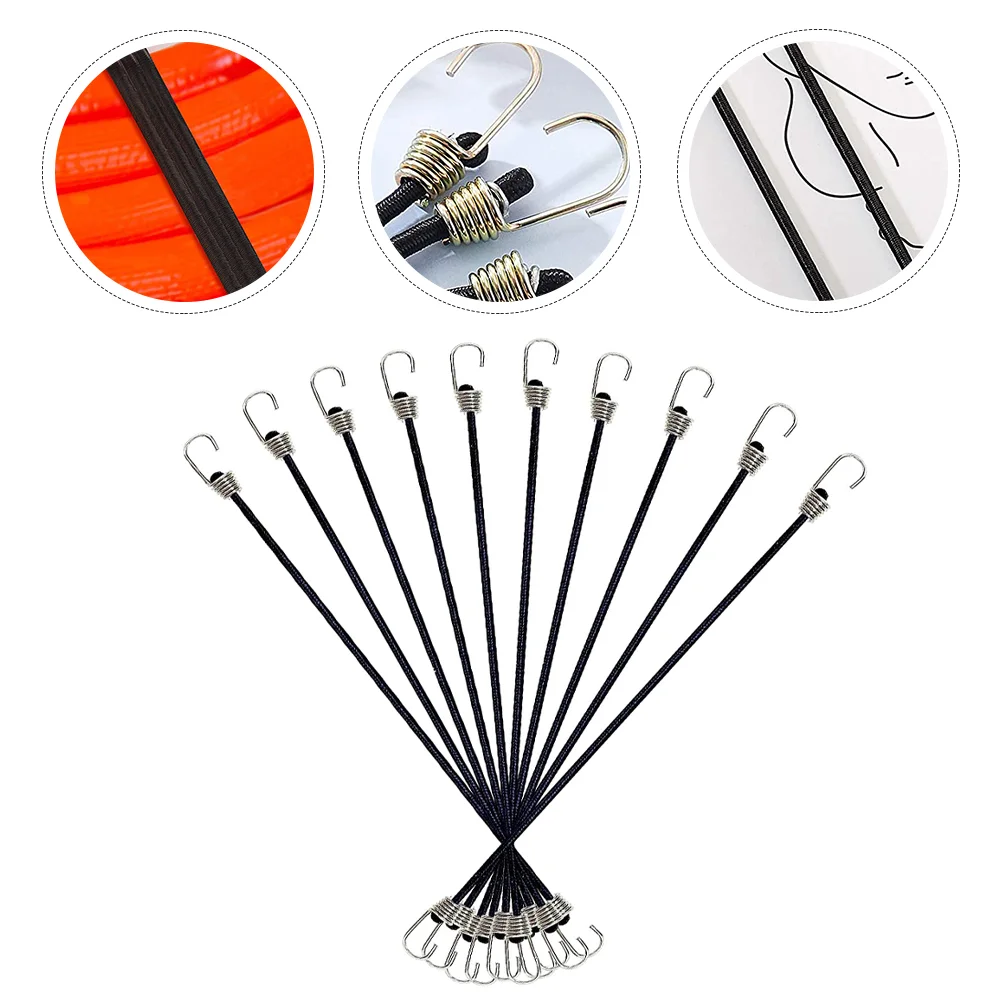 10 Pcs Cargo Straps Multitools Trailer Tie Downs Adjustable Luggage