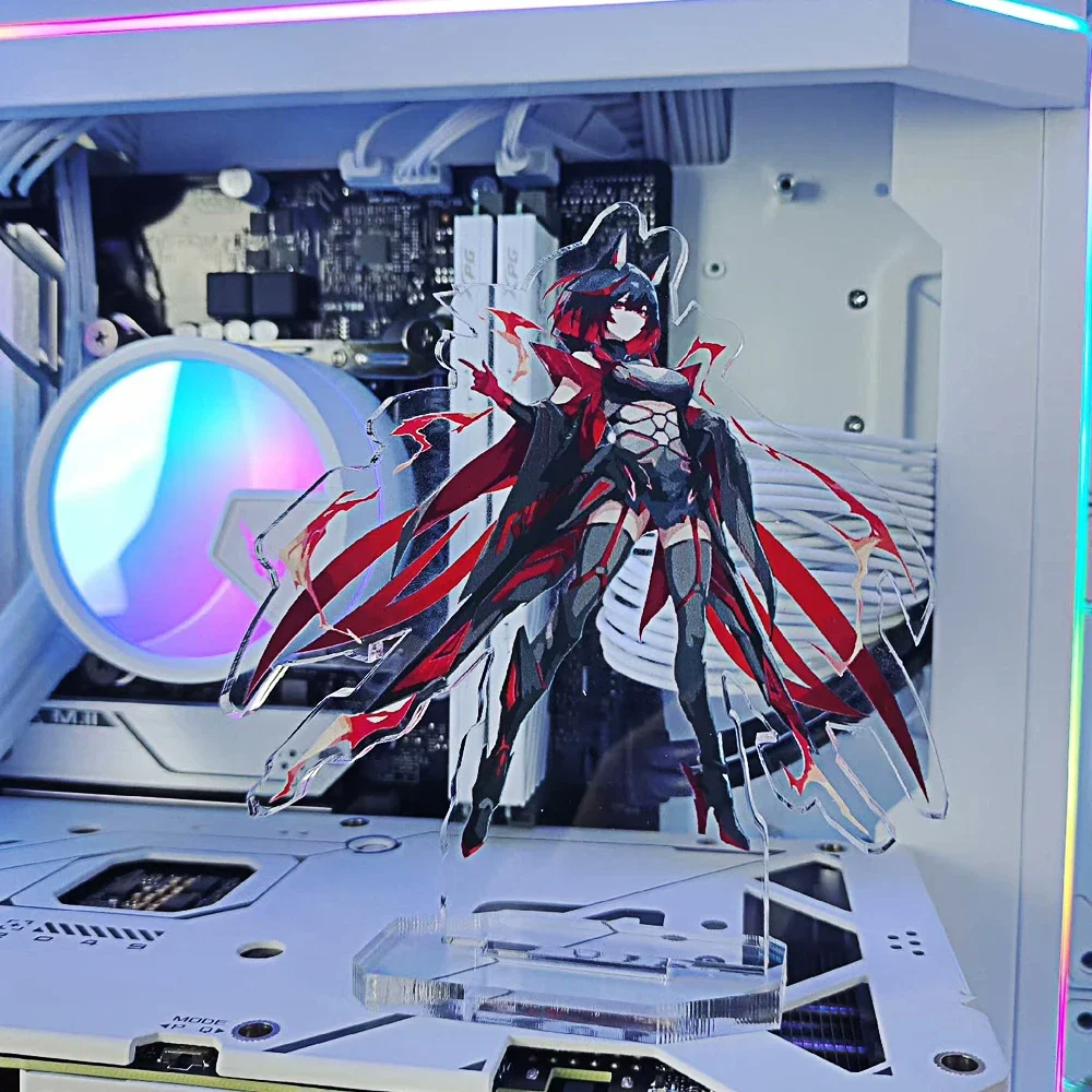 DIY ROG RO 스탠딩 피규어, 게이머 캐비닛 Helios 케이스 신념 장식품 컴퓨터 장식 액세서리