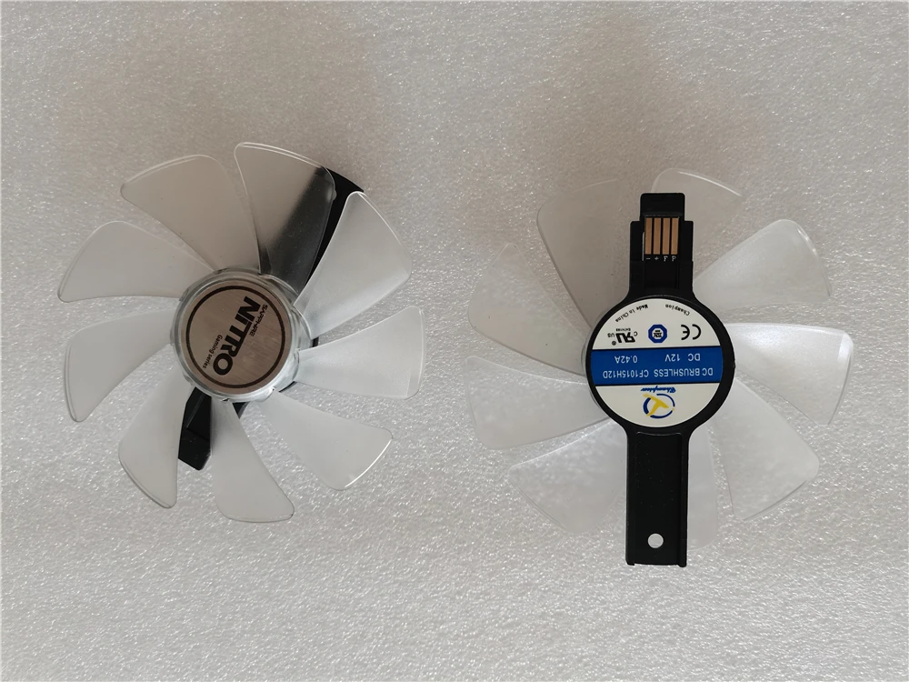 Ventola Di Raffreddamento 95Mm Cf1015H12D Dc12V Sostituire Per Sapphire Nitro Rx480 8G Rx 470 4G Gddr5 Rx570 4G / 8G D5 Rx580 8G Oc