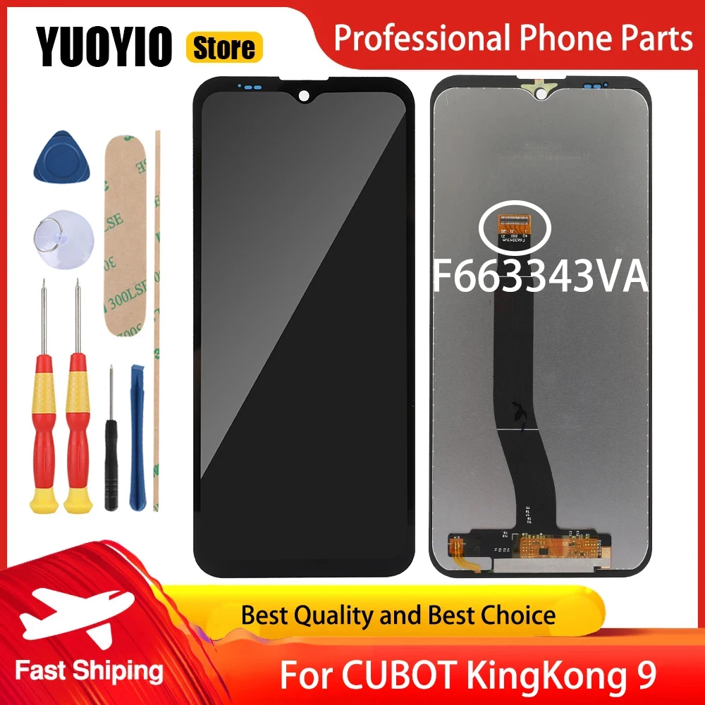 Écran LCD Tactile De Remplacement Pour Cubot KingKong 9 - Assemblage Complet Avec Outils, 6.58 Pouces, Noir