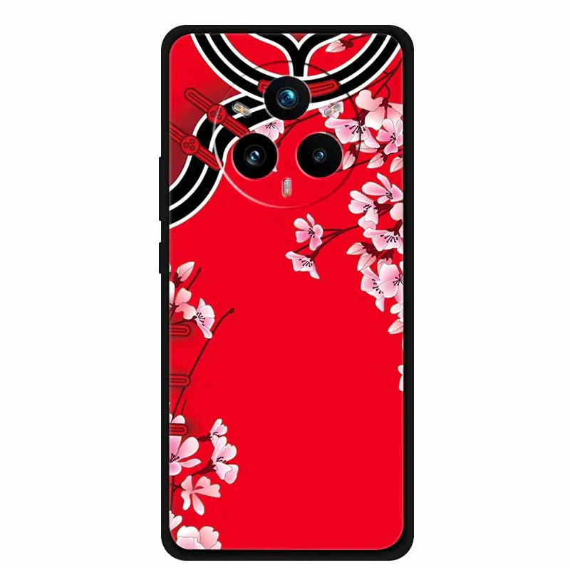 Sleek Black Silicone 3D Relief Phone Case - Cute and Soft Cover