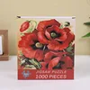70cm*50cm 1000 Pieces Jigsaw Puzzle 1.1MM Adult Stress Relief Cartoon Landscape Art Painting Puzzle Children's Toys Gift 1