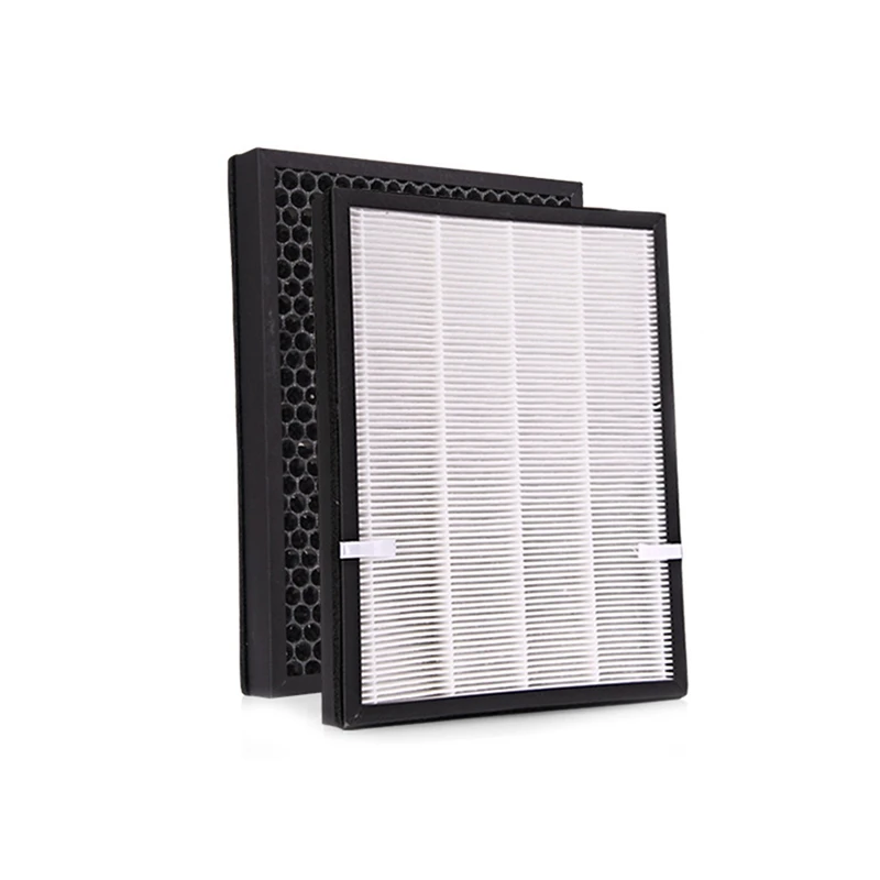 

2Pcs 310X240x35mm Hepa Filter Activated Carbon Filter For Midea KJ20FE-NH3 Air Purifier Accessories