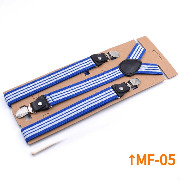 Men Suspenders 3 Clips-on Buckle Straps Adjustable Elastic Y-Back Braces for Wedding Suit Skirt Accessories Gift 2.5 X115cm