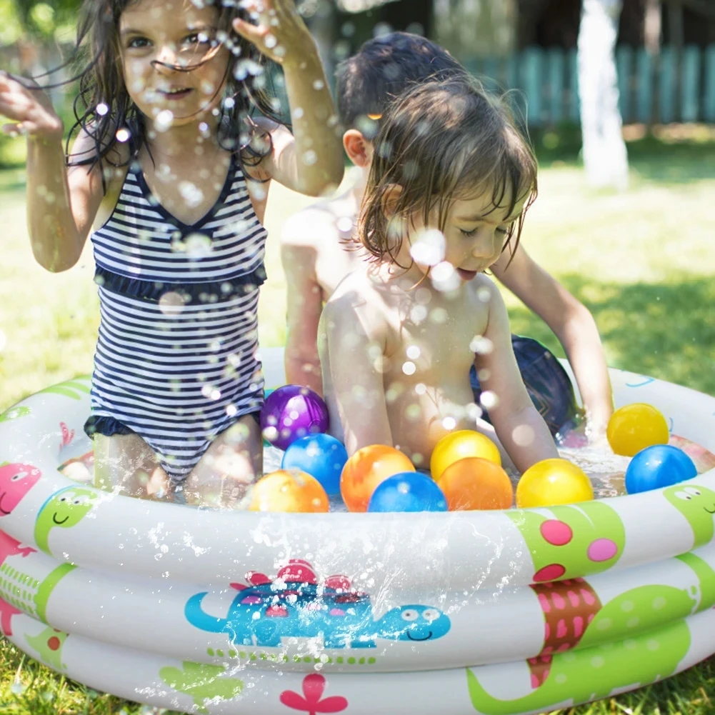 Piscine gonflable en PVC pour bébés, jouet d'été pour enfants, baignoire portable pour jeu d'eau, jouet de sport en plein air pour enfants