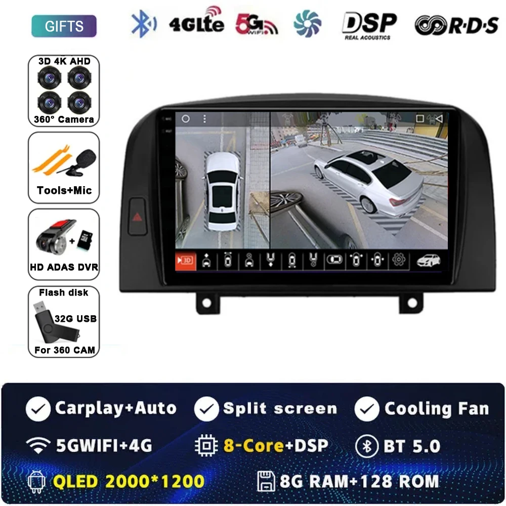 2K 8G-128G 360 DVR