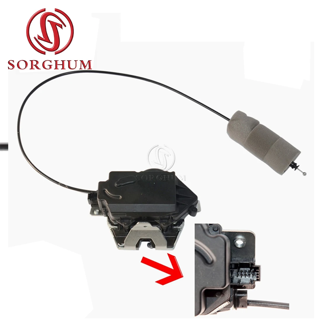 SORGHUM A1647400735 For Mercedes X164 W164 S211 W211 W251 AP02 Tailgate Hatch Lock Mechanism A1647400300 A1647400735 1647400735