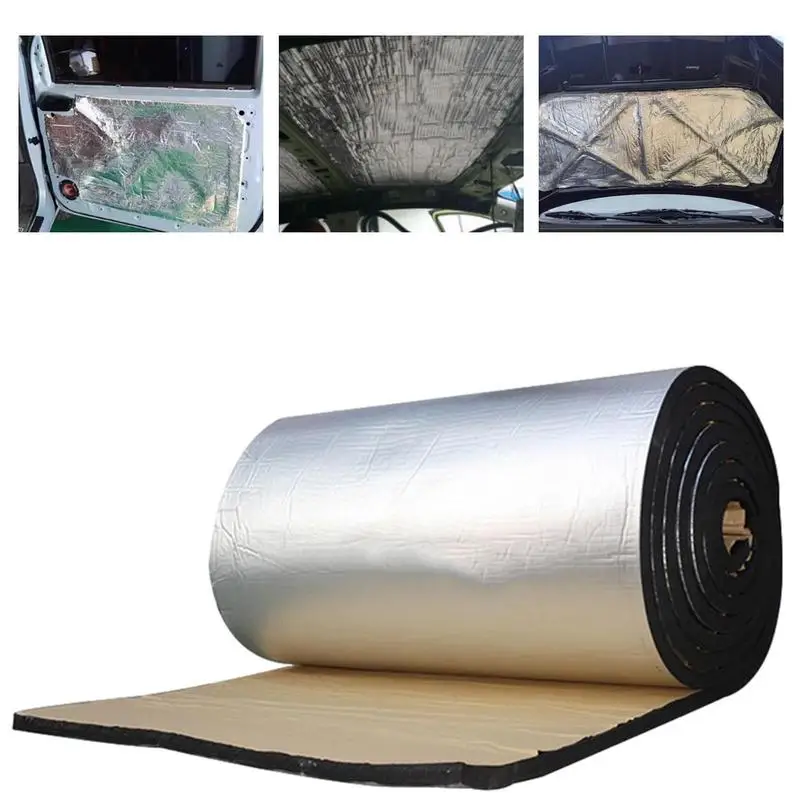 

Автомобильный акустический Теплоизоляционный звукоизоляционный коврик водонепроницаемый пыленепроницаемый шумоизоляционный рандомный глушитель для капота для стен