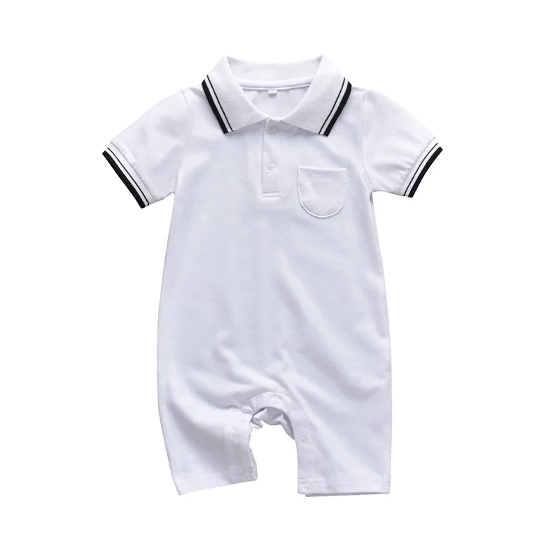 Summer Newborn Baby Boy Girl Romper Clothes Short Sleeve Infant One Piece Jumpsuit Bodysuit Playsuit Clothing Toddler Onesie Cute Infant Baby Girls Romper