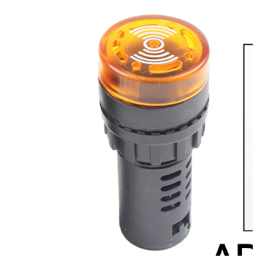 5 Allarmi Sonoro-Luminosi AD16-22SM - 12V/24V/220V Con LED - Foto 13