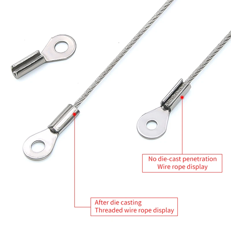 Nueva unidad de extensión de Terminal de conexión OT de acero inoxidable 304, capacidad de carga alta, espesor del Cable 1mm/1,2mm/1,5mm/2mm 5