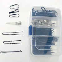 Clear 5/6-grid Portable Plastic Hair Clips Jewelry Storage Box  Accessories Organizer Household Travel Supplies With Dust Proof 6